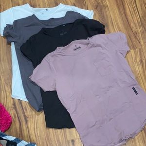 (4) Men’s Alphalete tshirts w/ front pocket